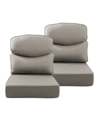 Bellefurn Роскошный улыбка 24x24x6 наружные подушки, водостойкий олефин глубокая сиденье подушка для террасы плетеный стул диван