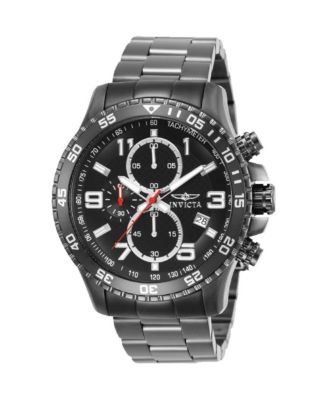 мужские наручные часы Invicta Mach Gala, кварцевые, стальные, 48 мм, цвет gunmetal