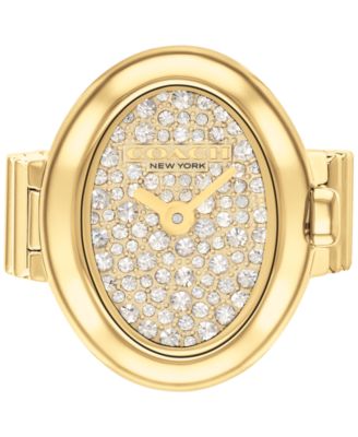 COACH женские часы Sammy с овидальным циферблатом кварцевого цвета, 18 мм