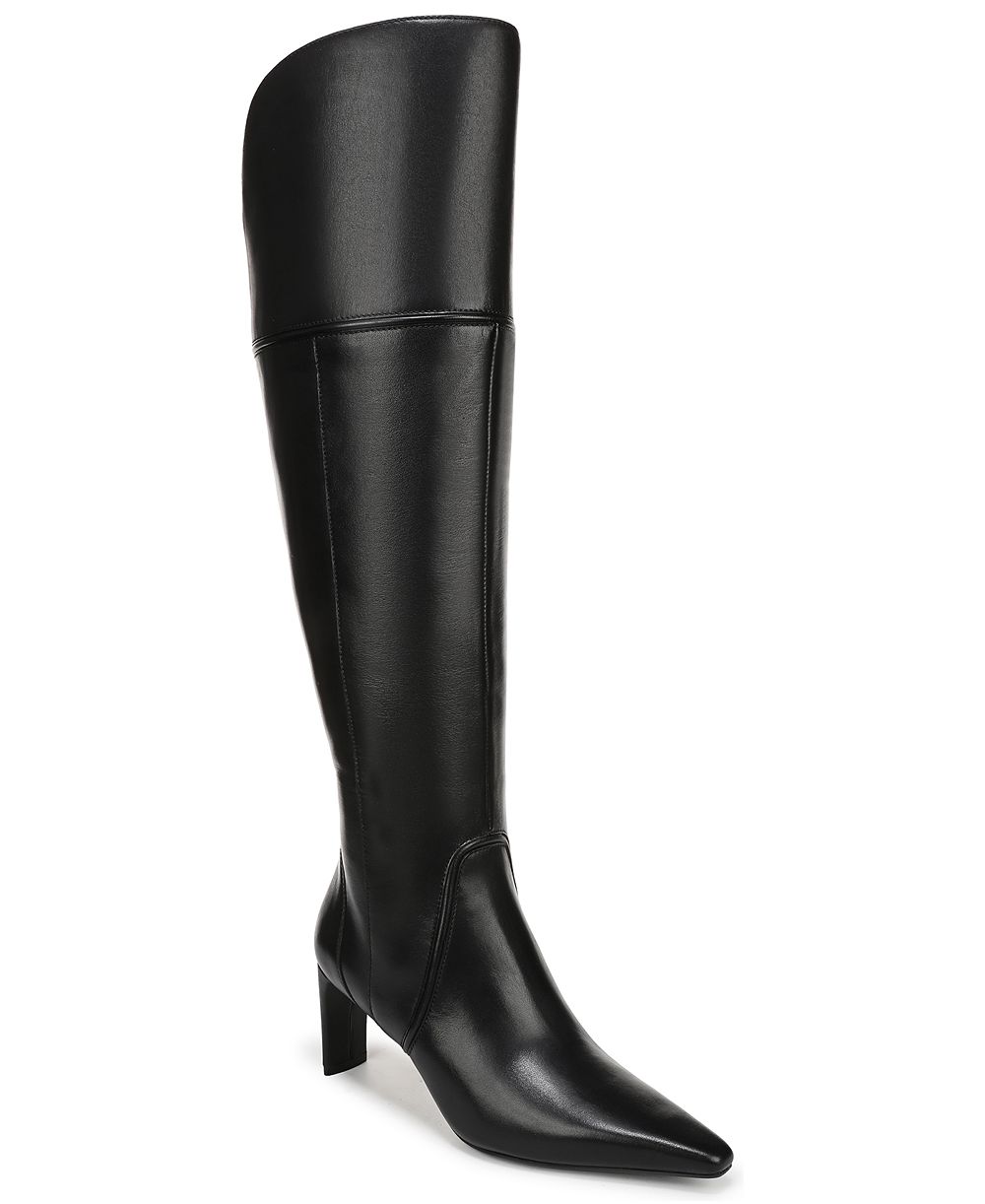 Женские сапоги Naturalizer Eleanor выше колена,regular и wide calf, snip toe, zip