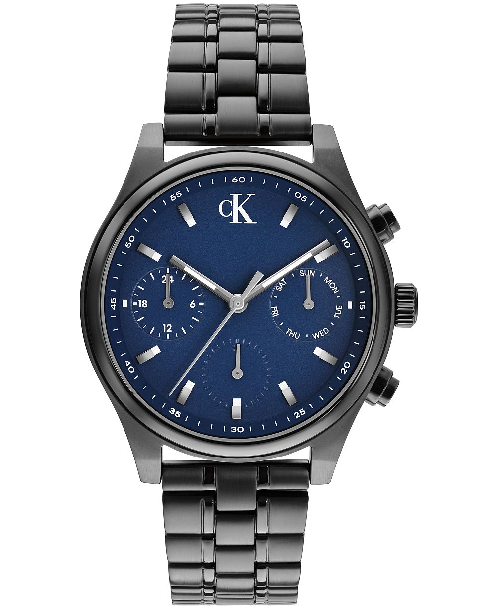 Calvin Klein Men's Quartz Stainless Steel Gray Bracelet Watch 38mm