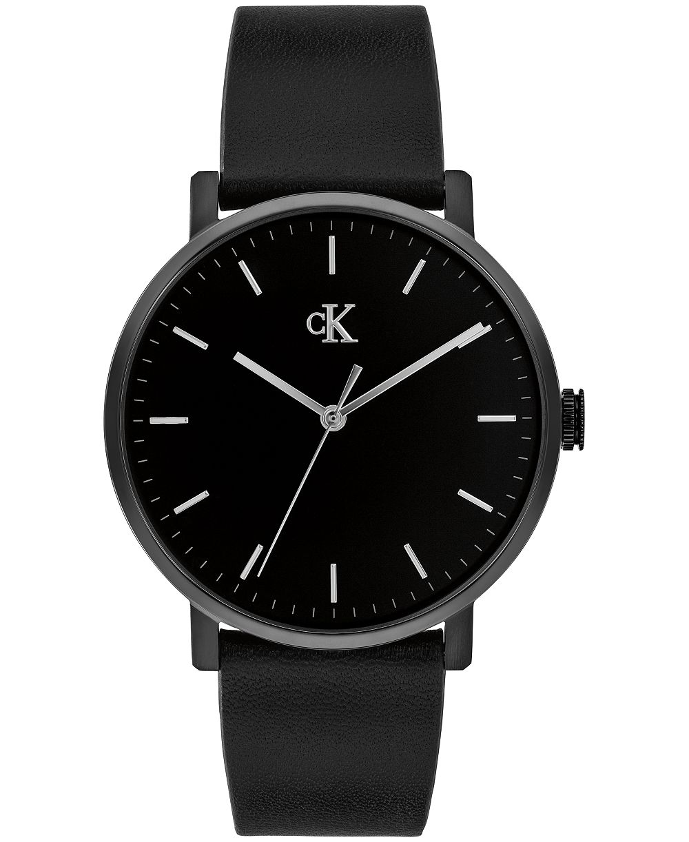 Calvin Klein Men's Quartz Leather Strap Watch 40mm