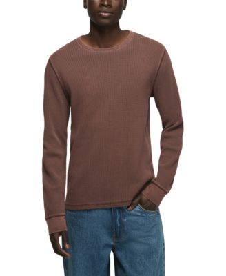 Lucky Brand Men's Thermal Long-Sleeve Crew Neck Thermal T-Shirt