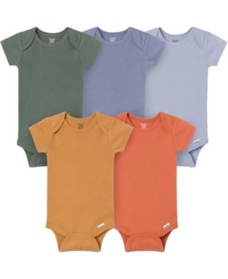 Комплект из 5 боди с коротким рукавом Gerber Baby, нейтральные, 24 месяца