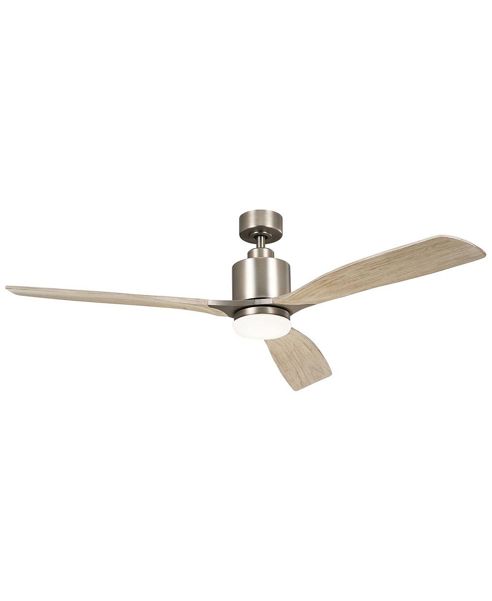 Вентилятор Kichler 60" Kichler Ridley II Pewter Indoor LED Ceiling Fan с настенным управлением