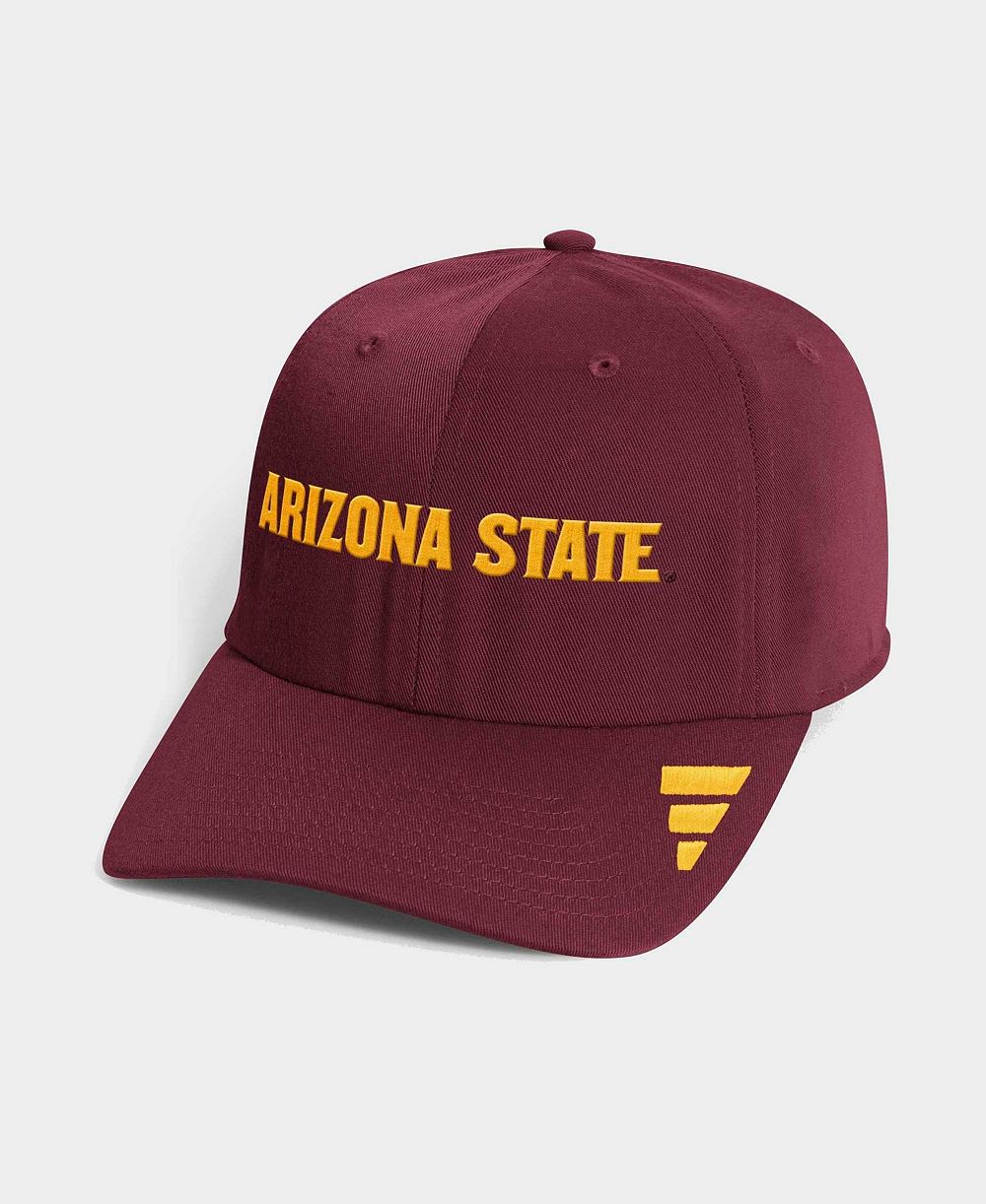 adidas Men's Maroon Arizona State Sun Devils 2026 Sideline Slouch Adjustable Hat
