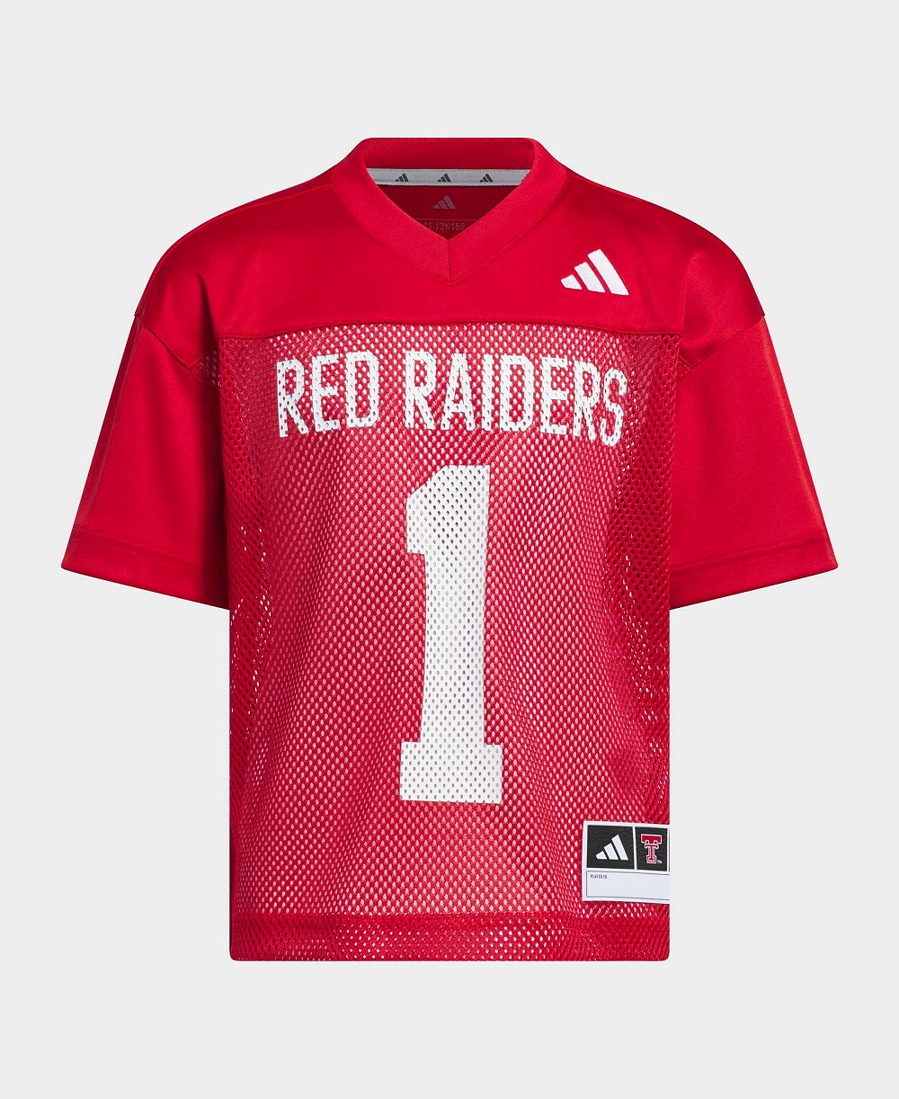 Детская сетчатая джерси adidas Texas Tech Red Raiders для мальчиков и девочек