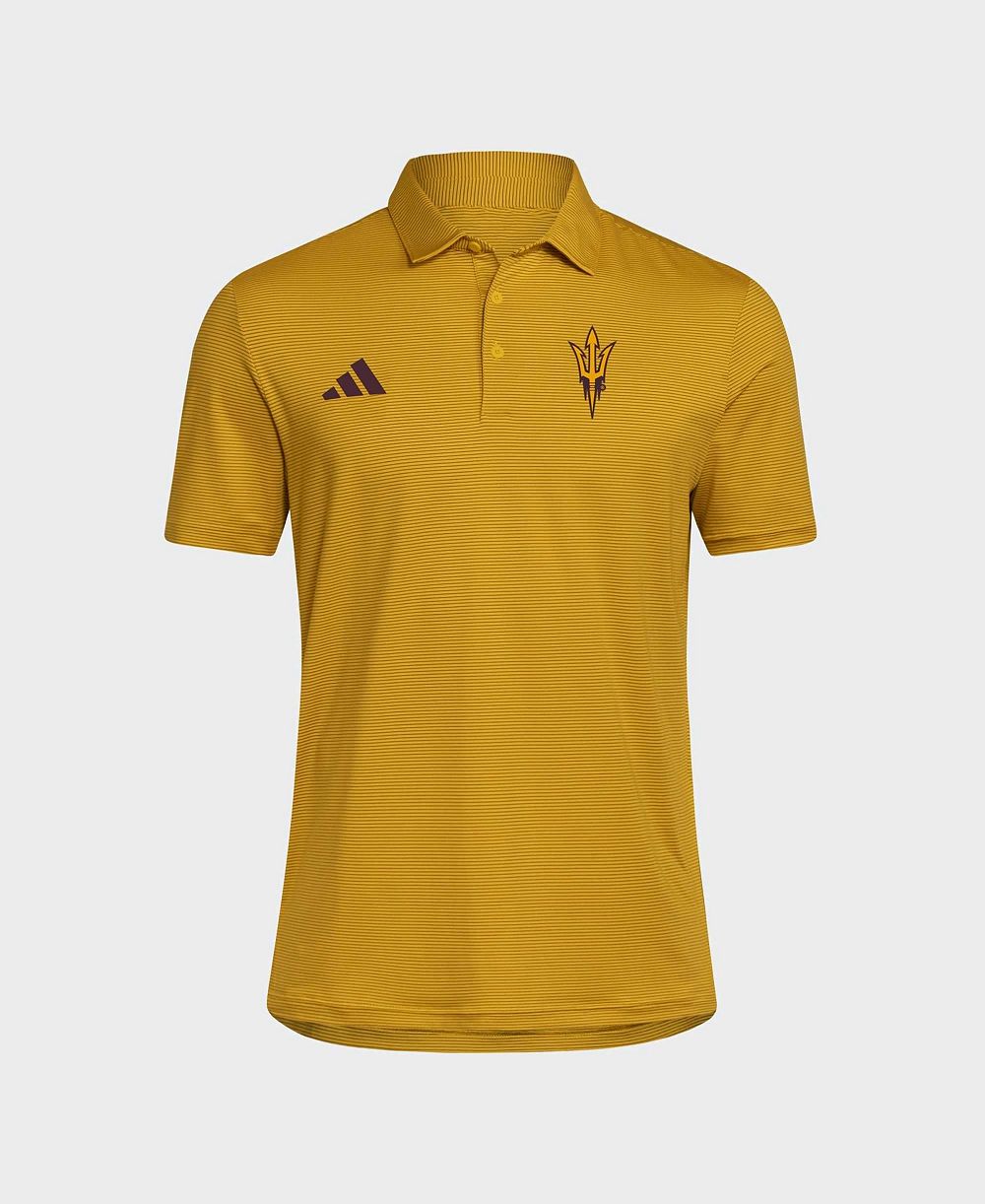 Мужская поло-рубашка adidas Arizona State Sun Devils Ultimate365 в полоску