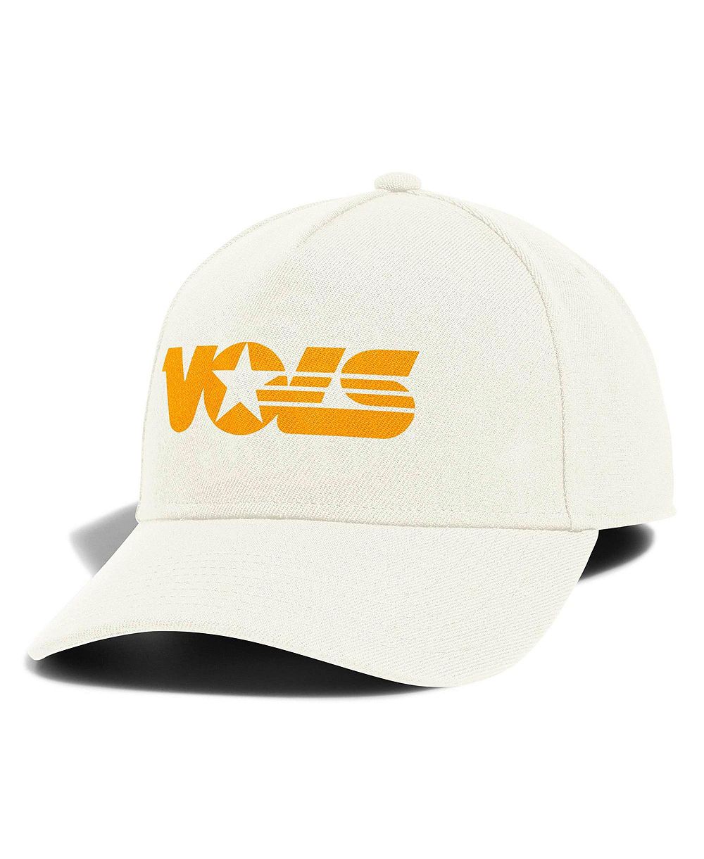 adidas Men's Cream Tennessee Volunteers Elevated A-Frame Adjustable Hat