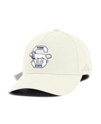 adidas Men's Cream Penn State Nittany Lions Elevated A-Frame Adjustable Hat