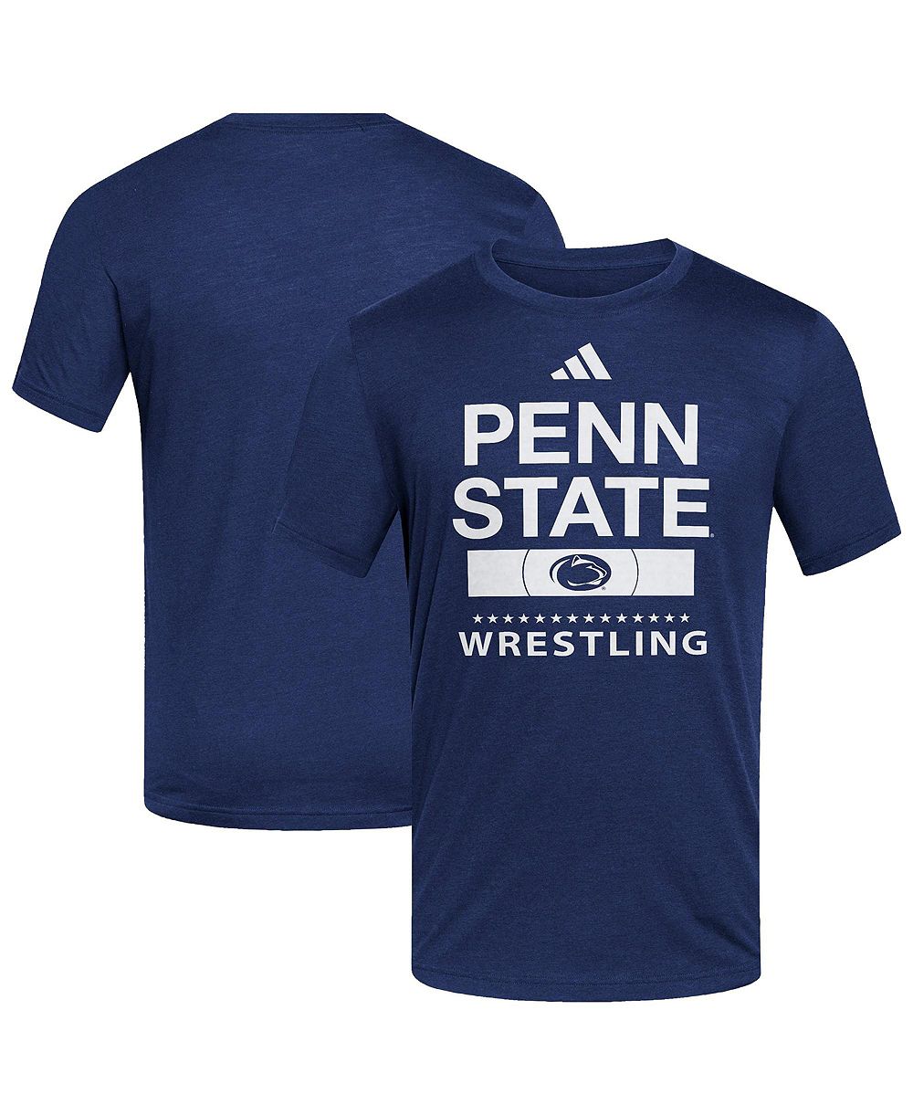 adidas Men's Navy Penn State Nittany Lions Wrestling Blend T-Shirt