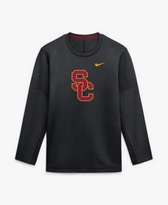 Мужская длинная футболка USC Trojans 2026 Sideline Coaches Therma-FIT Nike