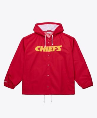 Mitchell & Ness мужская ветровка с капюшоном для тренеров Kansas City Chiefs