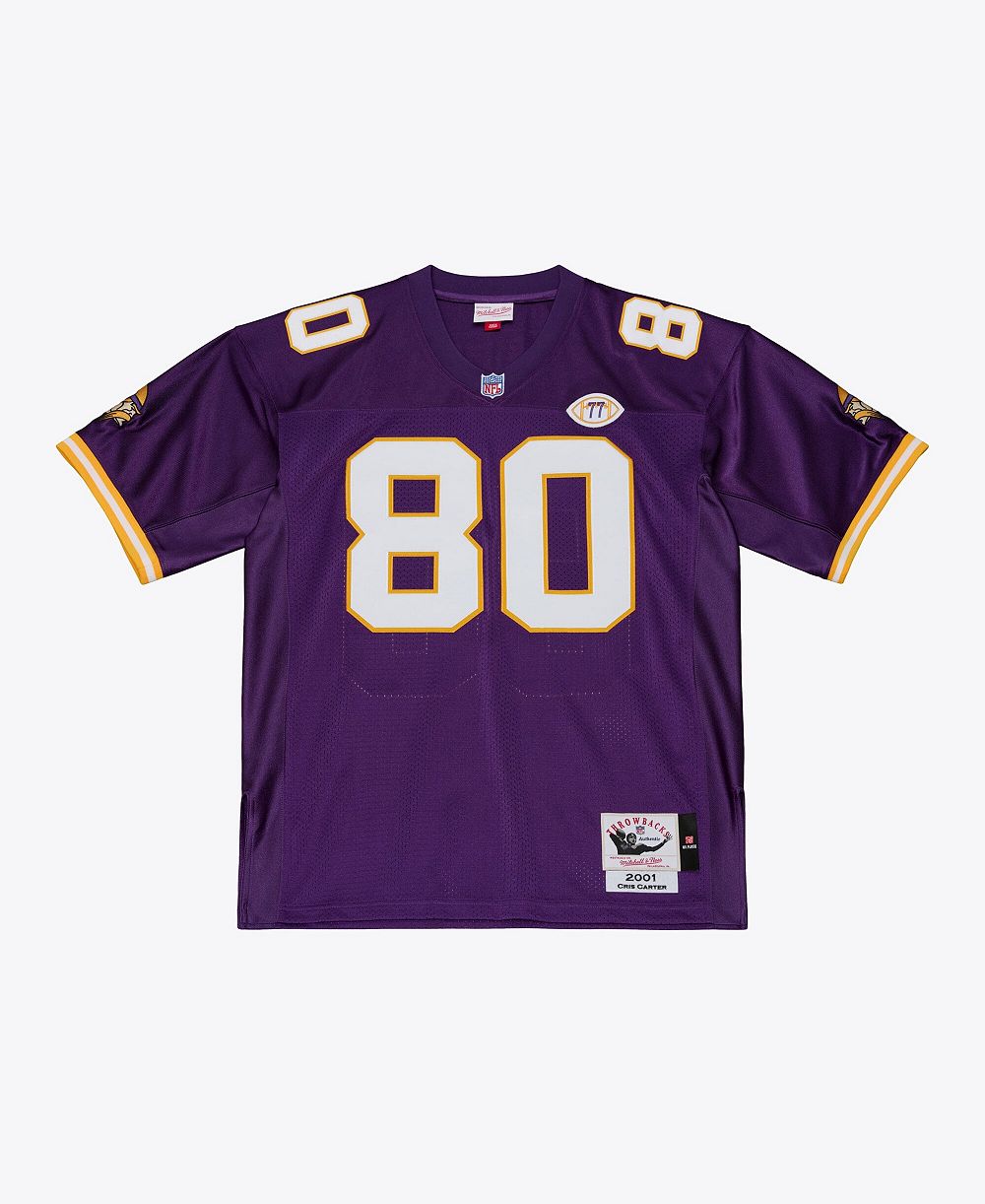 Mitchell & Ness мужской аутентичный ретро-джерси из сетки с V-образным вырезом Cris Carter Minnesota Vikings