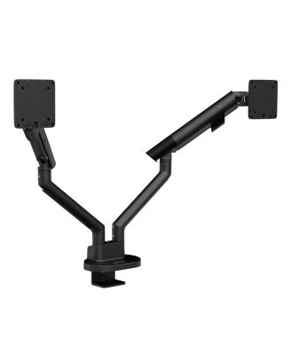Kanto DM2 Adjustable Dual Monitor Desktop Mount, Compatible with Flat, Curved, and Ultrawide Monitors 17" to 35"