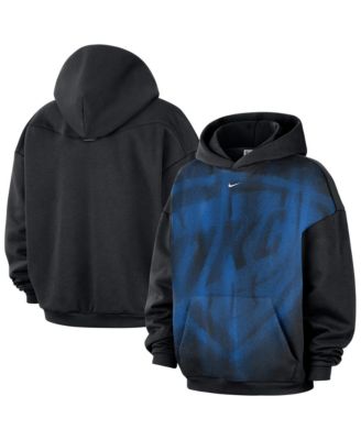 Men's Nike Black Oklahoma City Thunder 2026 Standard Issue Practice Icon Fleece Pullover Hoodie