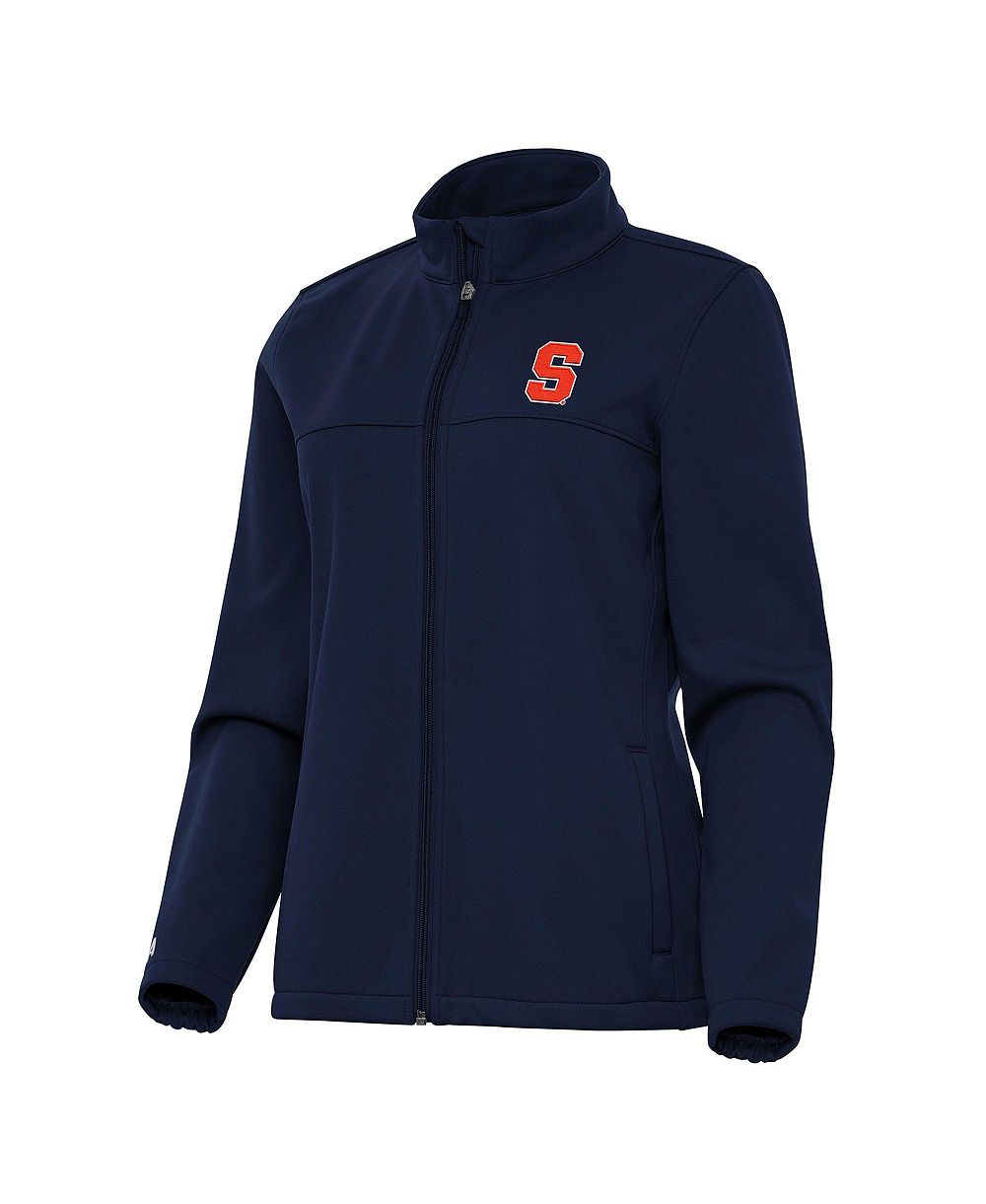 Женская гольф-куртка Antigua Navy Syracuse Orange Links 2 с полной застежкой