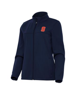 Женская гольф-куртка Antigua Navy Syracuse Orange Links 2 с полной застежкой