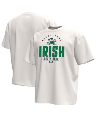 Мужская футболка Under Armour кремового цвета Gameday Icon Notre Dame Fighting Irish