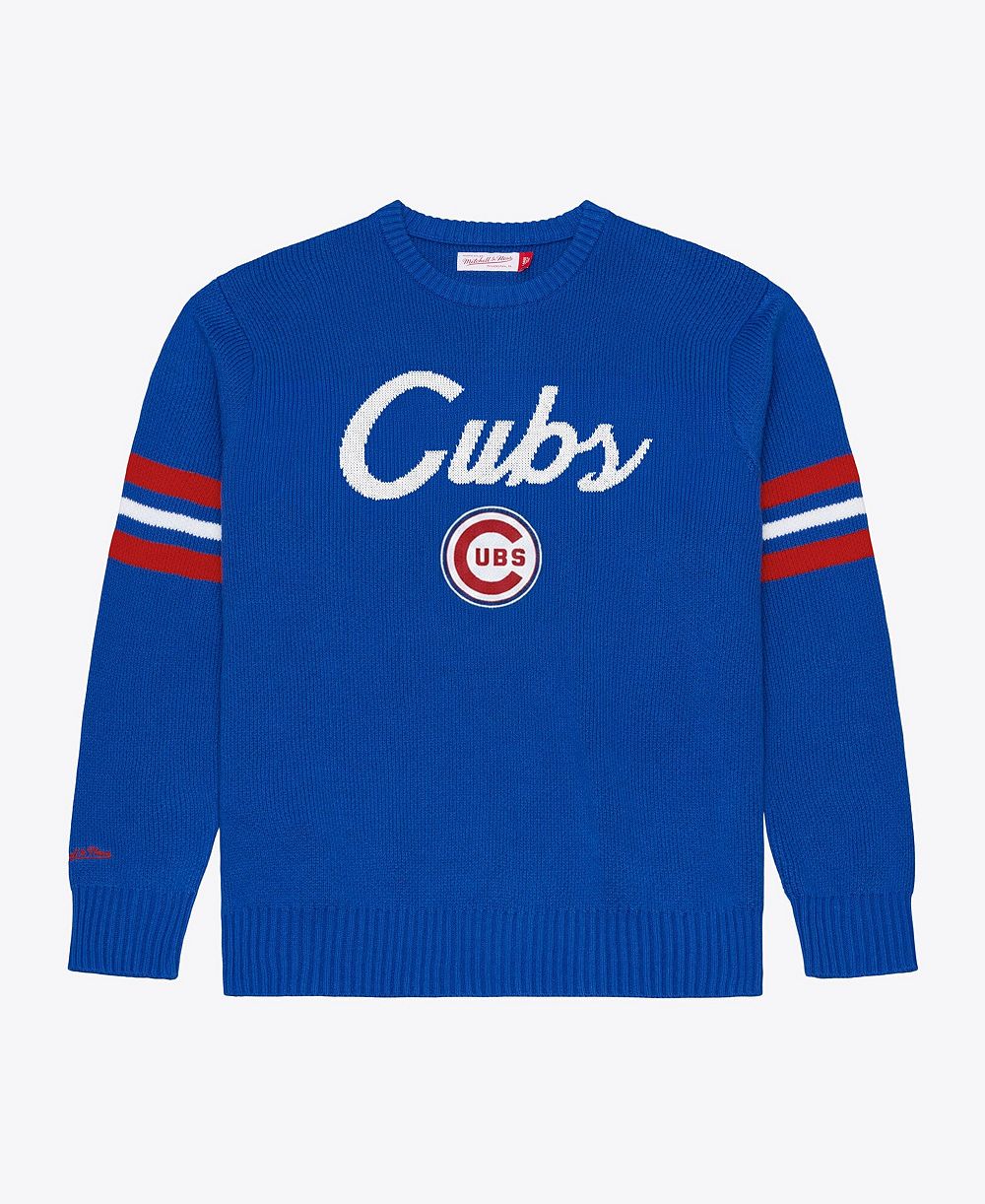 Мужской свитер Mitchell & Ness Royal Chicago Cubs Head Coach