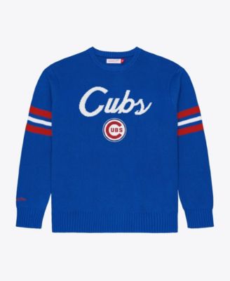 Мужской свитер Mitchell & Ness Royal Chicago Cubs Head Coach