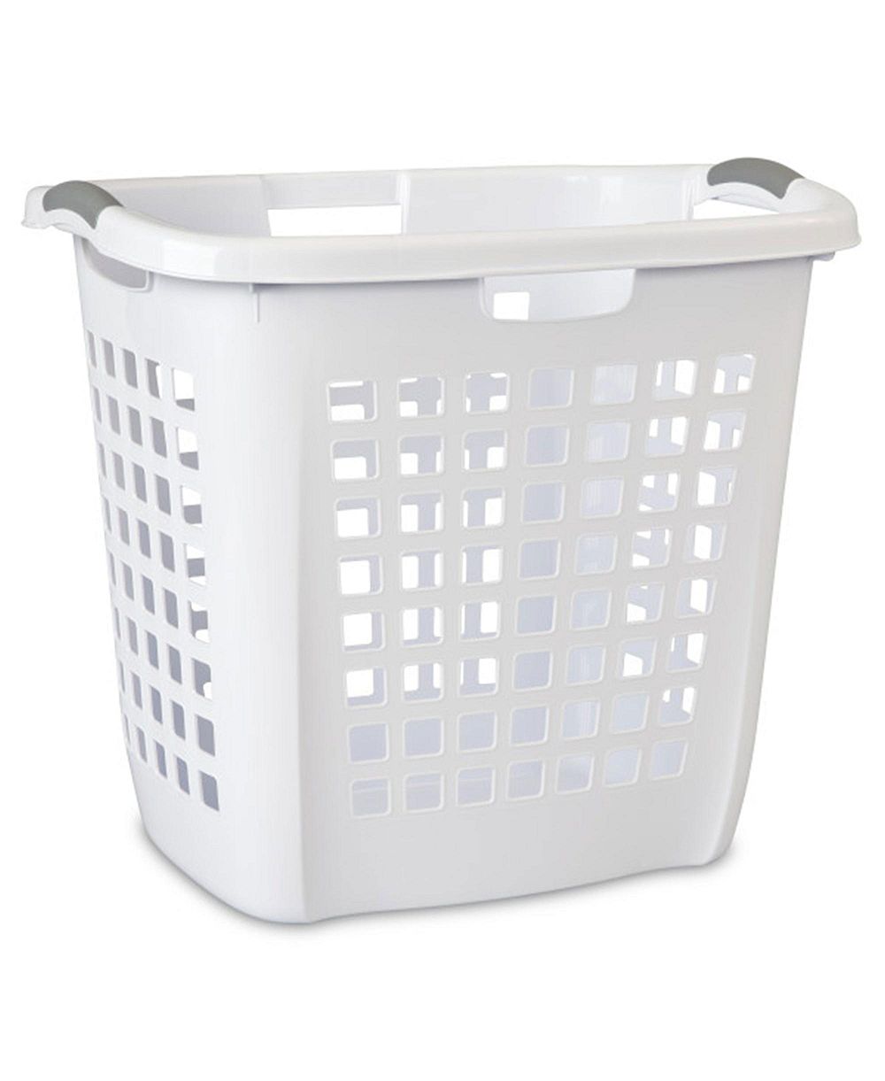 Sterilite Ultra Easy Carry Plastic Dirty Clothes Laundry Basket Hamper (4 Pack)