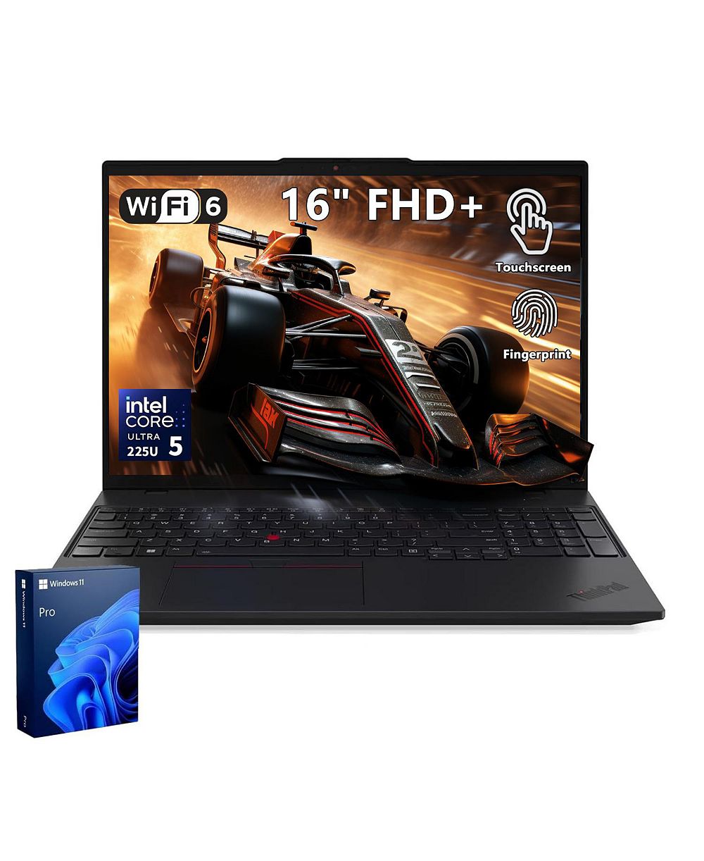 Lenovo ThinkPad L16 16" FHD+ сенсорный бизнес-ноутбук с ИИ, Intel Core Ultra 5 225U, Intel Graphics, 64 ГБ ОЗУ DDR5, 1 ТБ SSD, Wi-Fi 6, Windows 11 Pro