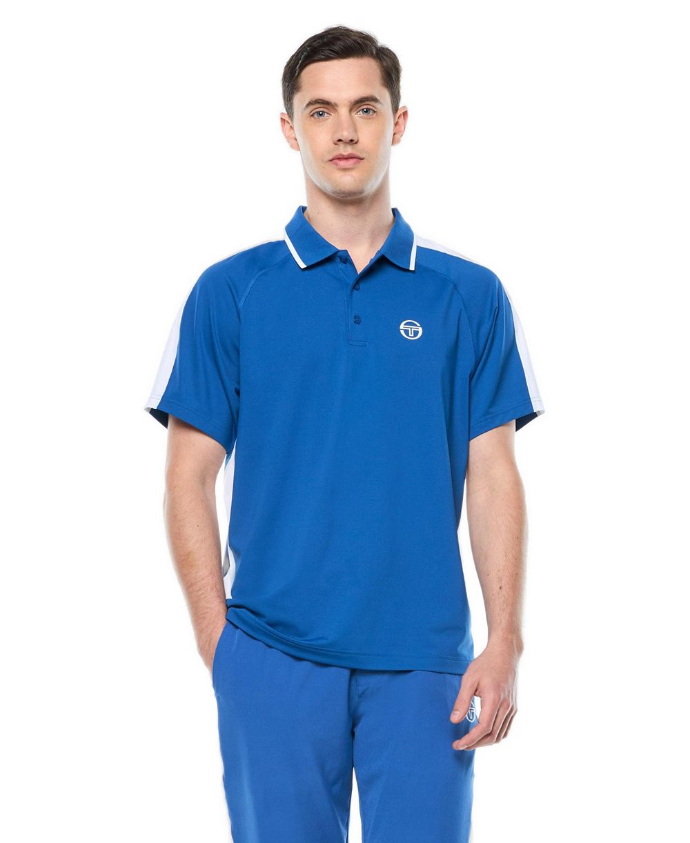 Sergio Tacchini мужская спортивная футболка-поло с коротким рукавом Trattino