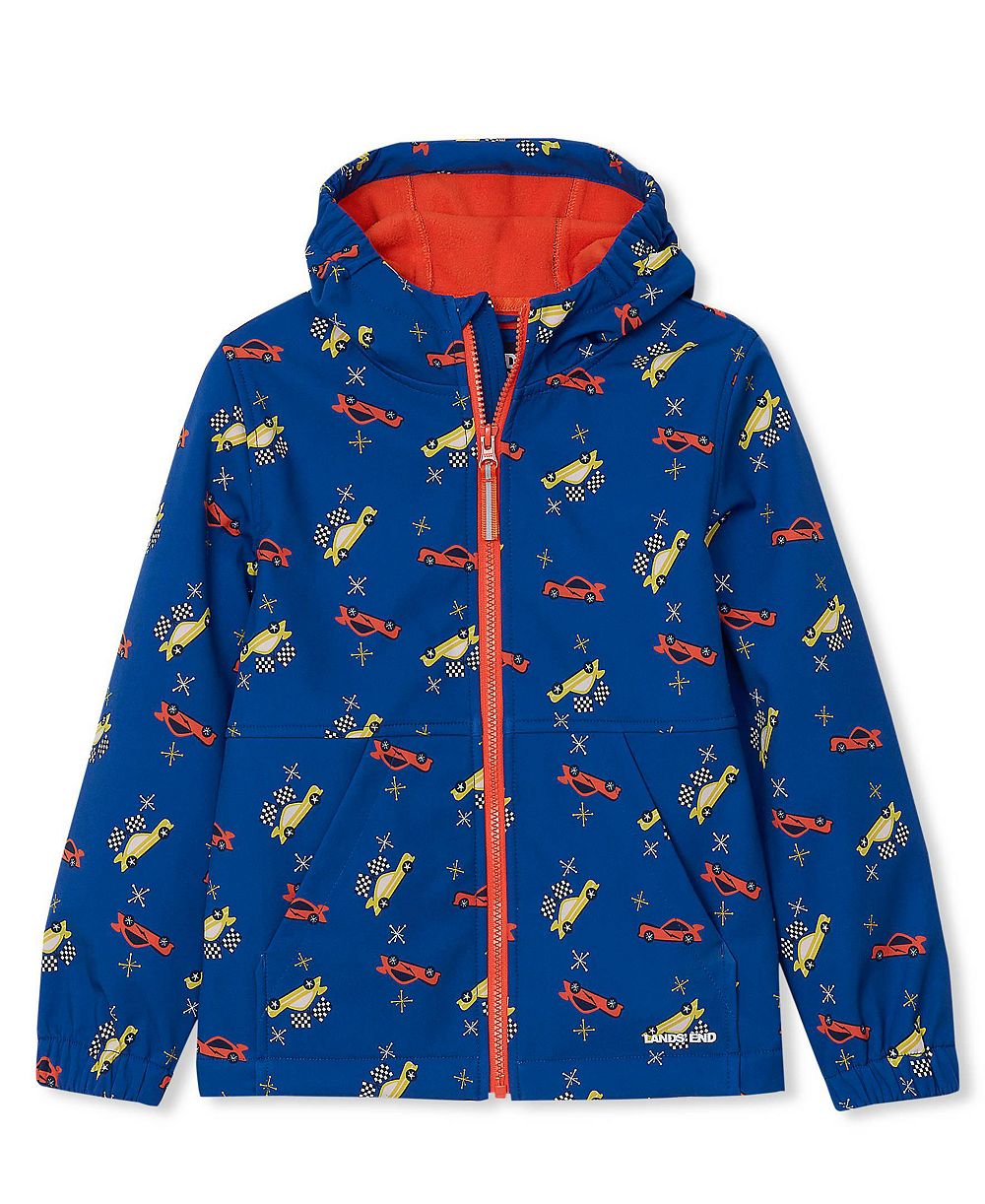 Lands' End Boys' 2T-20 Full-Zip Hooded Jacket