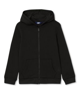 Lands' End Kids Husky Solid Fleece Zip Hoodie
