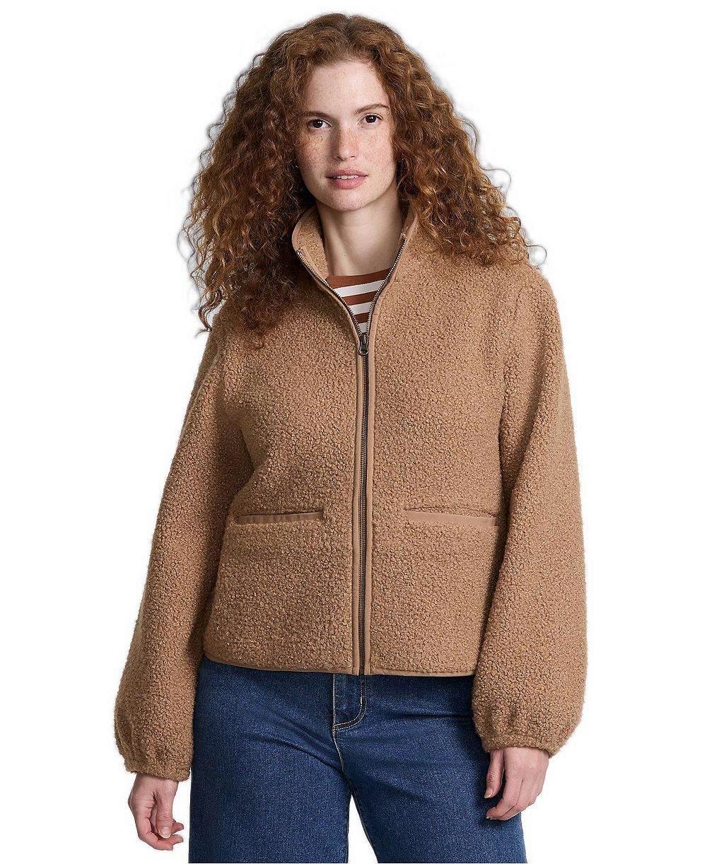 Женская куртка Lands' End из букле и флиса