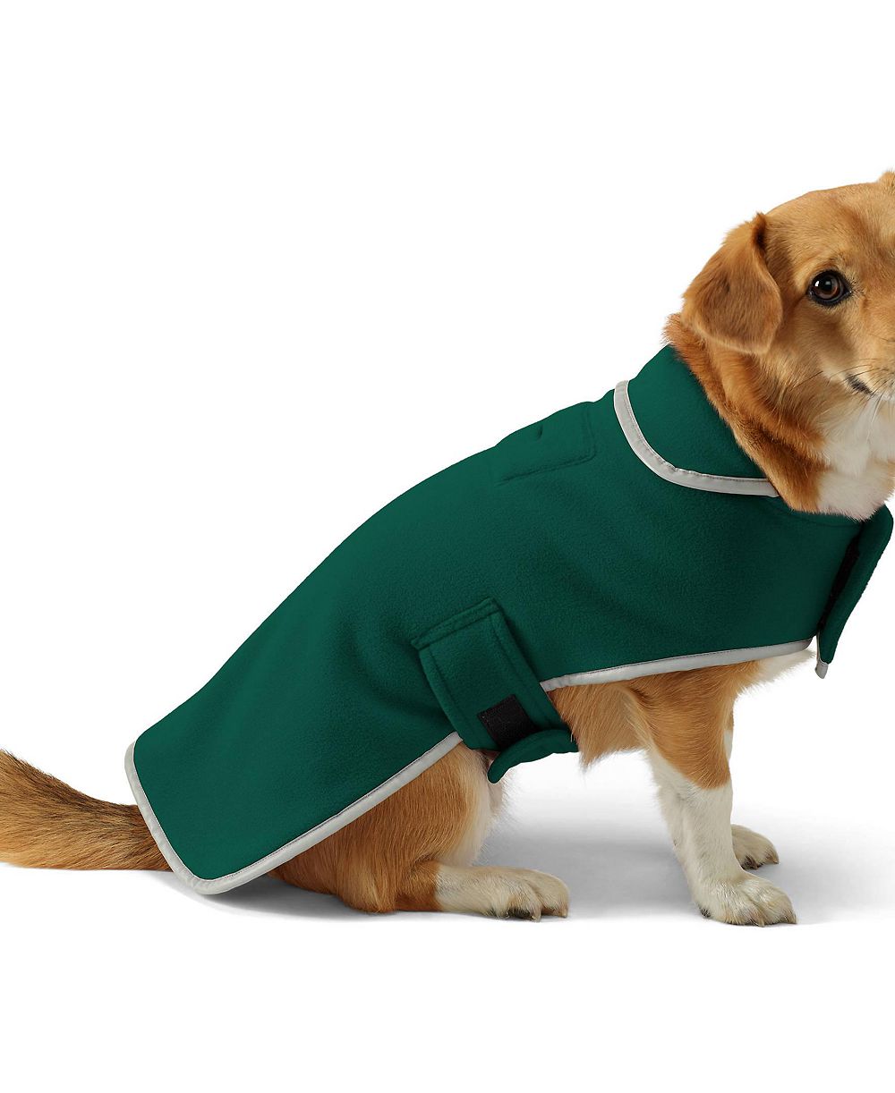 Lands' End Anyweather RainDefense Fleece Dog Jacket