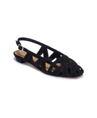 Bernardo Footwear женские кожаные балетки на ремешке с квадратным носком Glinda