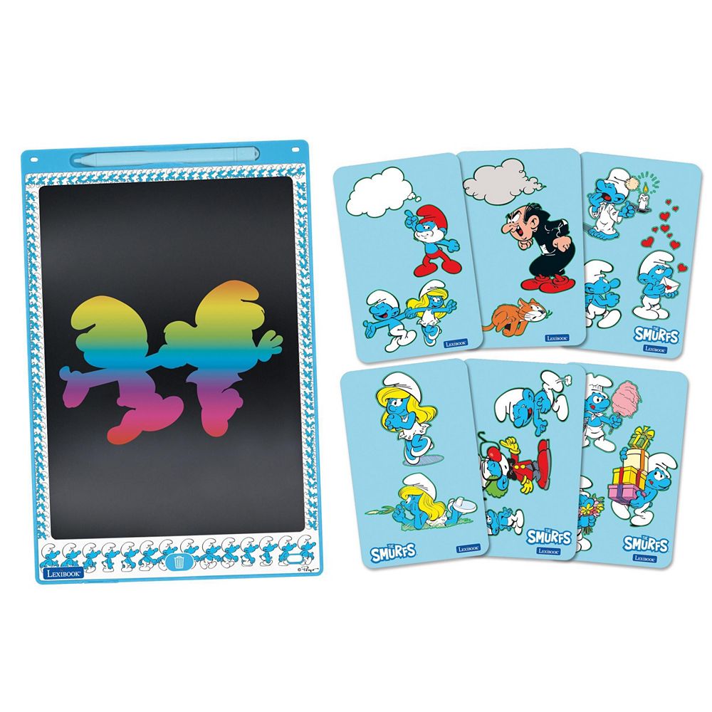 Smurfs магнитная доска Magic Slate, игрушка для рисования с чувствительностью к давлению, E-Ink