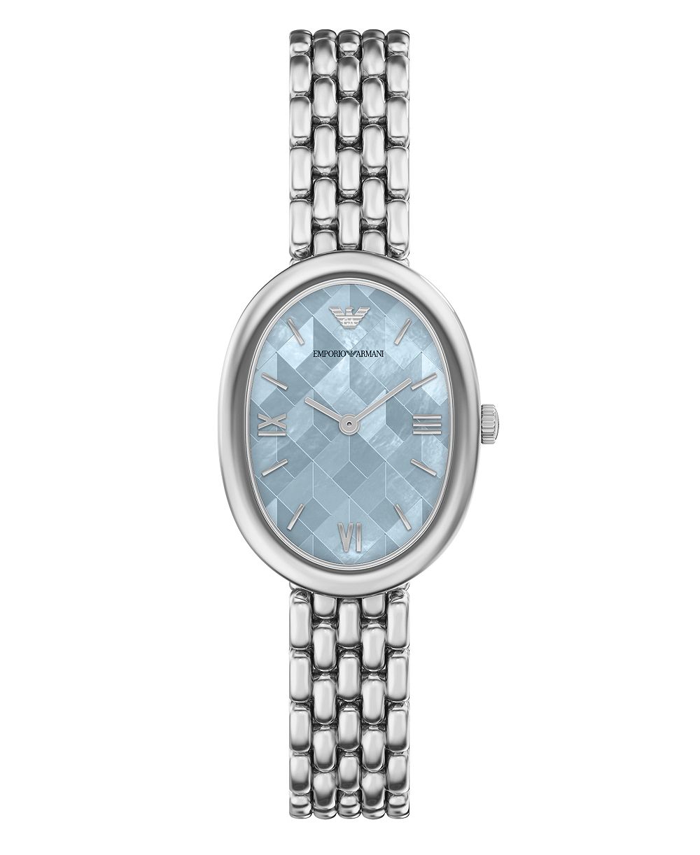Emporio Armani женские кварцевые часы Sinfonia из нержавеющей стали, 34 мм