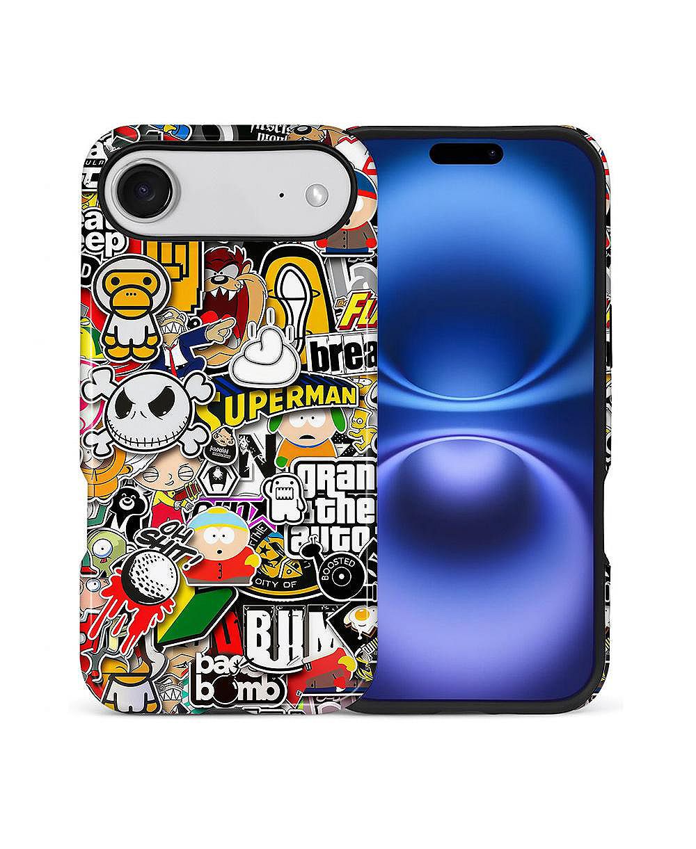 Lisen Чехол для телефона Apple iPhone Air, 2-слойный прочный, наклейки Bomb 2
