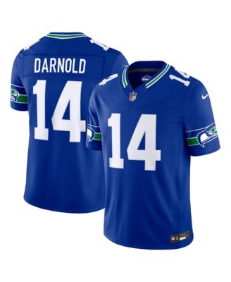 Мужская ограниченная версия джерси Nike Seattle Seahawks Sam Darnold Vapor F.U.S.E. Alternate с вышивкой