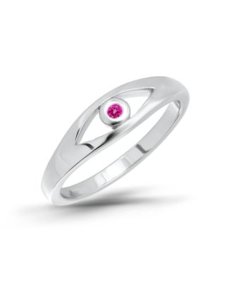 Macy's Cubic Zirconia Evil Eye Pinky Ring