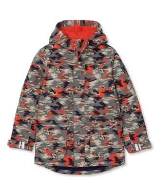 Camo/bright orange/rust