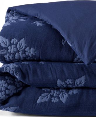 Deep sea navy floral