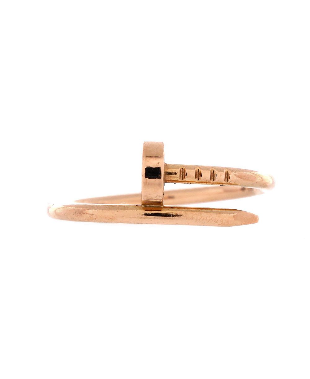 Б/у кольцо Cartier Juste Un Clou из розового золота 18 карат