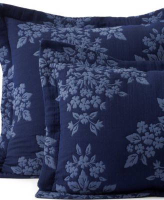 Deep sea navy floral