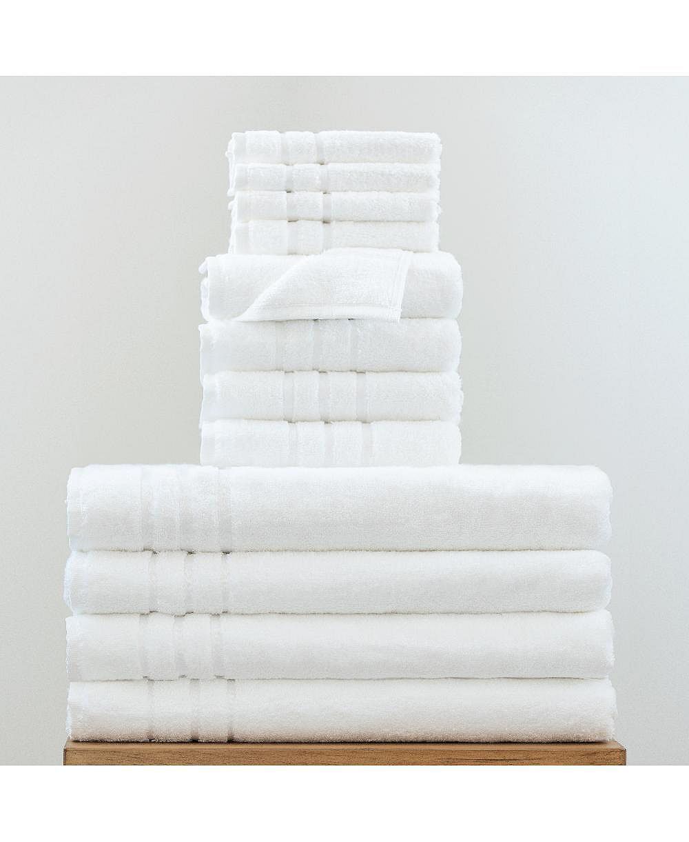 Cariloha Bath Sheet 4-Piece Set Includes 4 Bath Sheets, 4 Hand Towels and 4 Washcloths