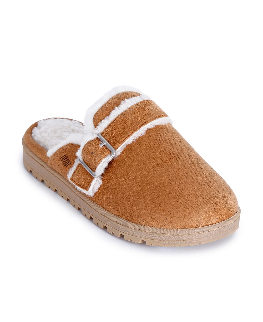 Isotoner Signature Women's Buckle Scuff Slippers