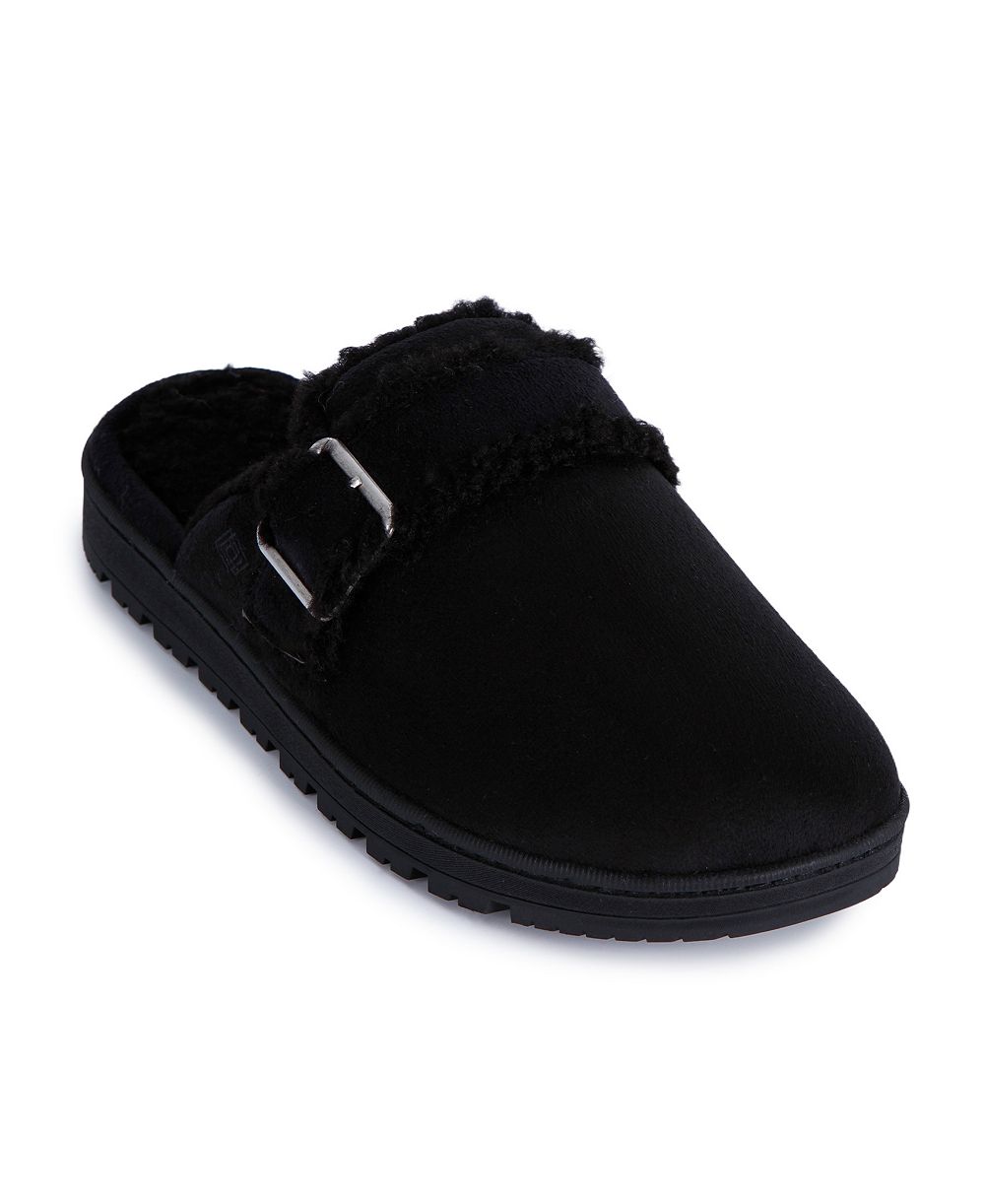 Isotoner Signature Women's Buckle Scuff Slippers