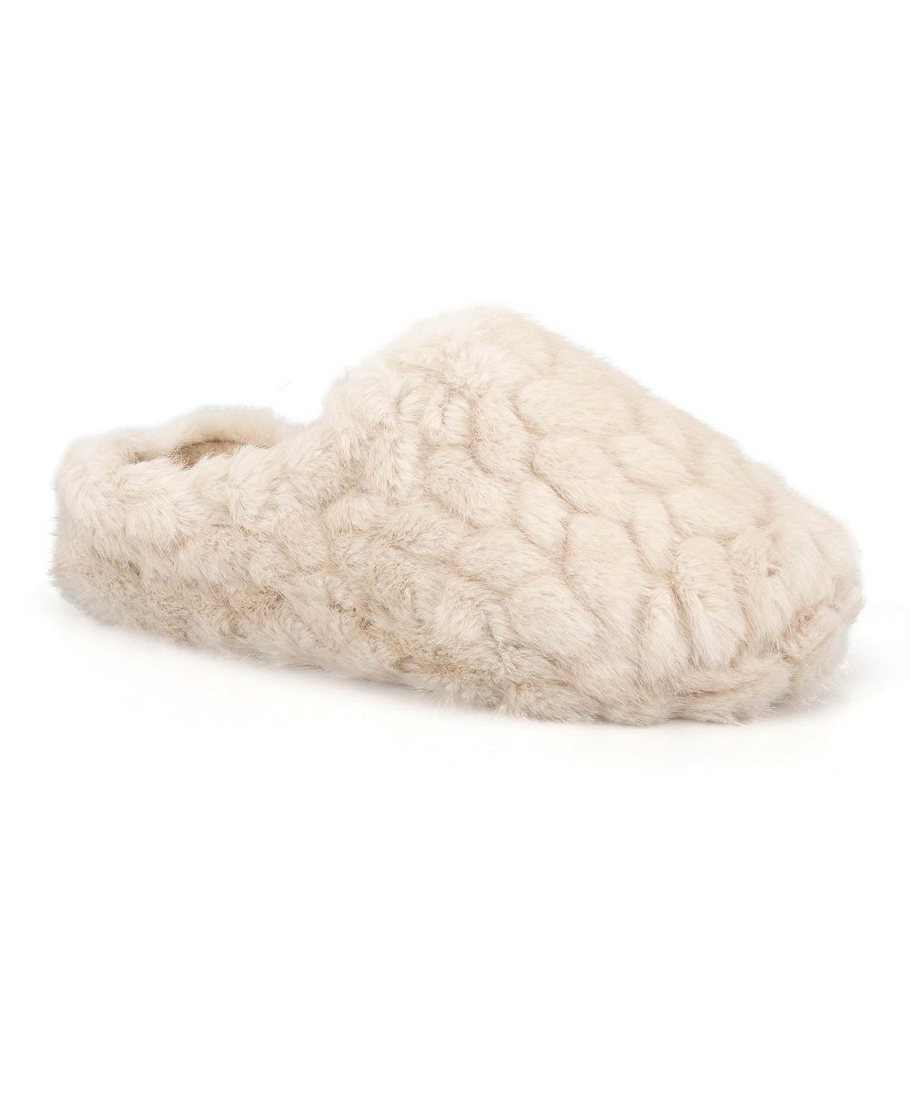 Isotoner Women's Cozy Plush Herringbone Textured Indoor/Outdoor Clog Slippers