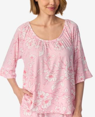 Ellen Tracy Women's 3/4 Short Scoop Neck Tunic