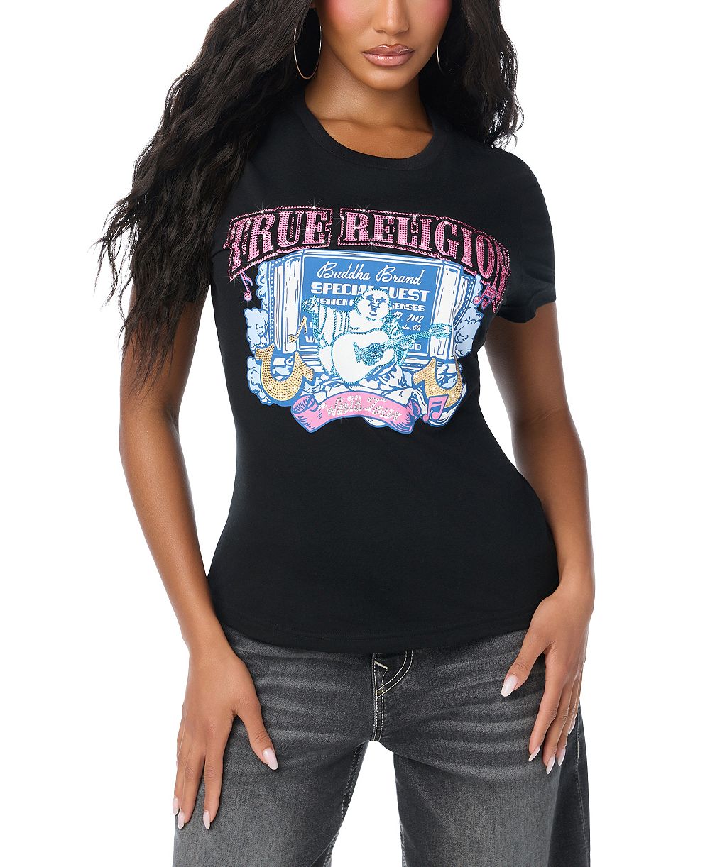 True Religion Women's Graphic Crewneck T-Shirt
