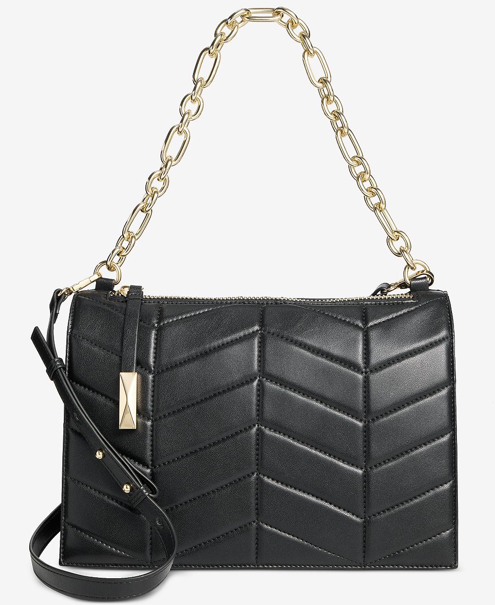 I.N.C. International Concepts Quilted Chain-Strap Shoulder Bag, Macy's Exclusive