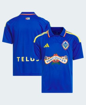 Big Boys and Girls adidas Royal Vancouver Whitecaps FC 2026 Archive Replica Jersey